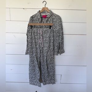 Victoria’s Secret Cotton Pajama Leopard Print Set